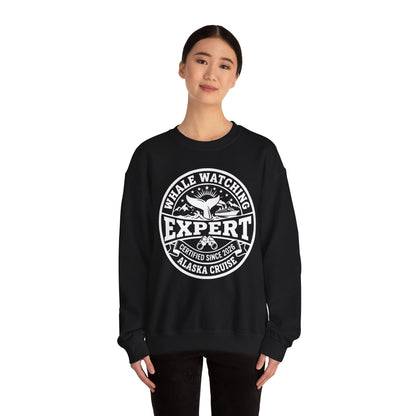 Alaska Cruise Whale Watching Expert Shirt for Travel Lovers — Sweatshirt