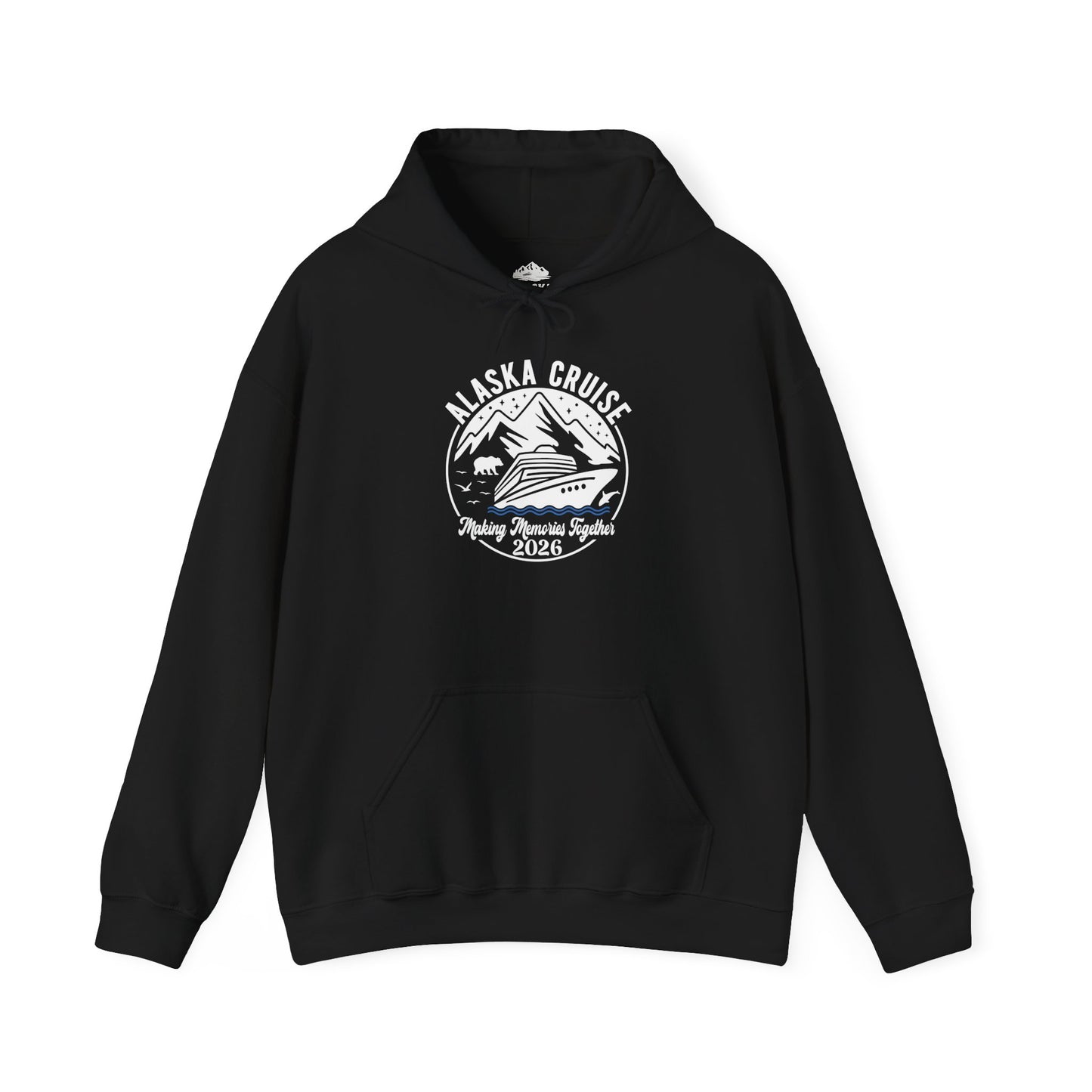 Alaska Cruise Adventure 2026 Shirt - Mountains Wildlife and Ship Retro Hoodie - Alaska Cruise Shirts