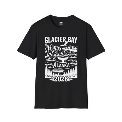 Glacier Bay Alaska 2026 Cruise Adventure Nature Scene Shirt — T-Shirt