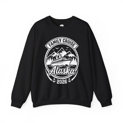 Alaska Family Cruise 2026 Scenic Mountains Group Vacation Shirt — Sweatshirt
