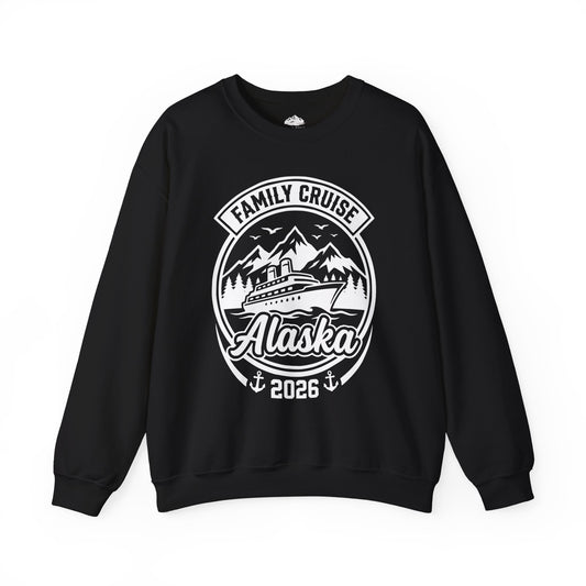 Alaska Family Cruise 2026 Scenic Mountains Group Vacation Shirt — Sweatshirt