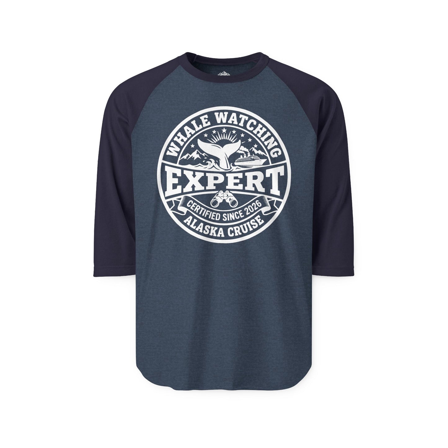 Alaska Cruise Whale Watching Expert Shirt for Travel Lovers — 3/4 Sleeve