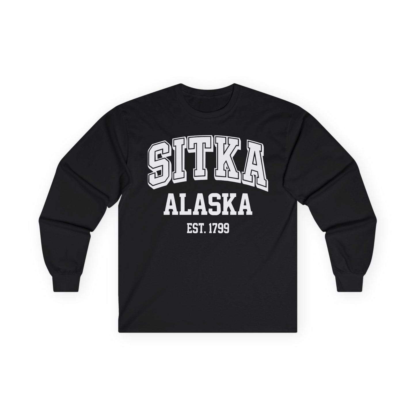 Sitka Alaska Established 1799 Vintage Souvenir Shirt — Long Sleeve