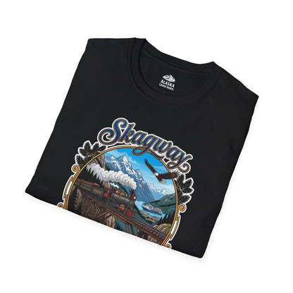 Skagway Alaska Cruise Shirt White Pass Yukon Route 2026 Souvenir — T-Shirt