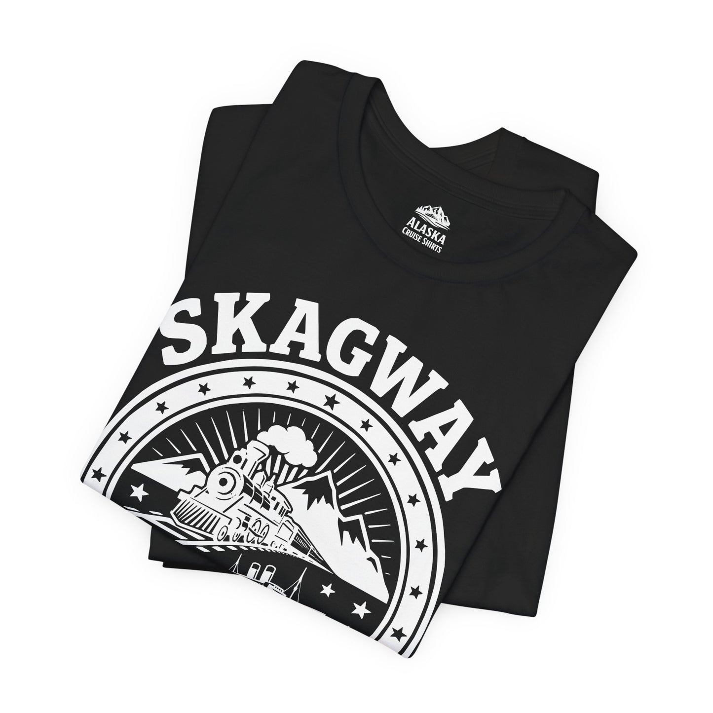 Vintage Skagway Alaska Gateway to the Klondike Souvenir Shirt — Premium Tee