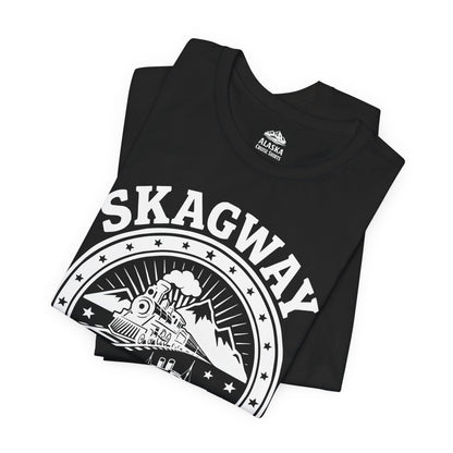 Vintage Skagway Alaska Gateway to the Klondike Souvenir Shirt — Premium Tee