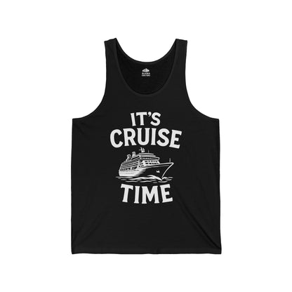 It’s Cruise Time Nautical Ship Vacation Travel T-Shirt — Tank Top