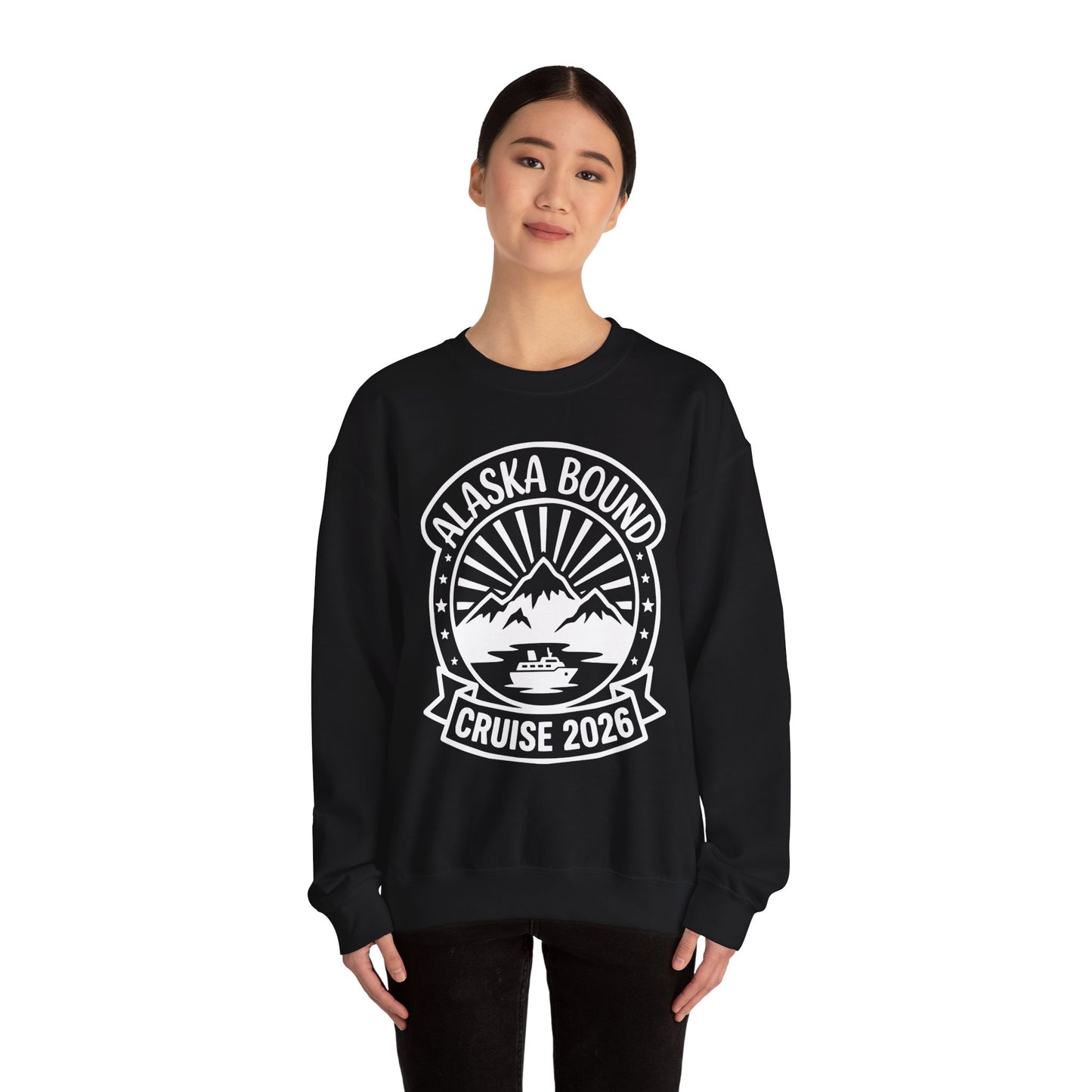Alaska Bound Cruise 2026 Adventure Travel Graphic Shirt — Sweatshirt