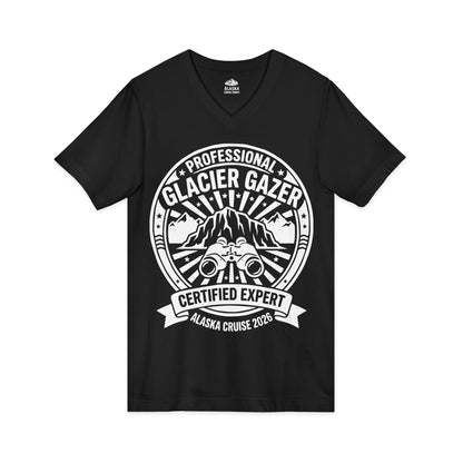 Professional Glacier Gazer Certified Expert Alaska Cruise Shirt — V-Neck