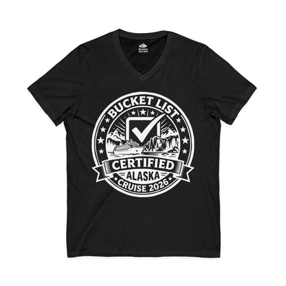 Bucket List Certified Alaska Cruise 2026 Vacation Shirt — V-Neck