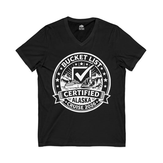 Bucket List Certified Alaska Cruise 2026 Vacation Shirt — V-Neck