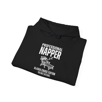 Professional Napper Alaska Cruise Edition Distressed Travel Tee — Hoodie