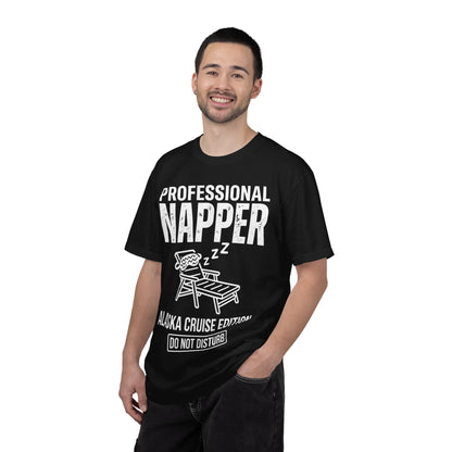 Professional Napper Alaska Cruise Edition Distressed Travel Tee — Comfort