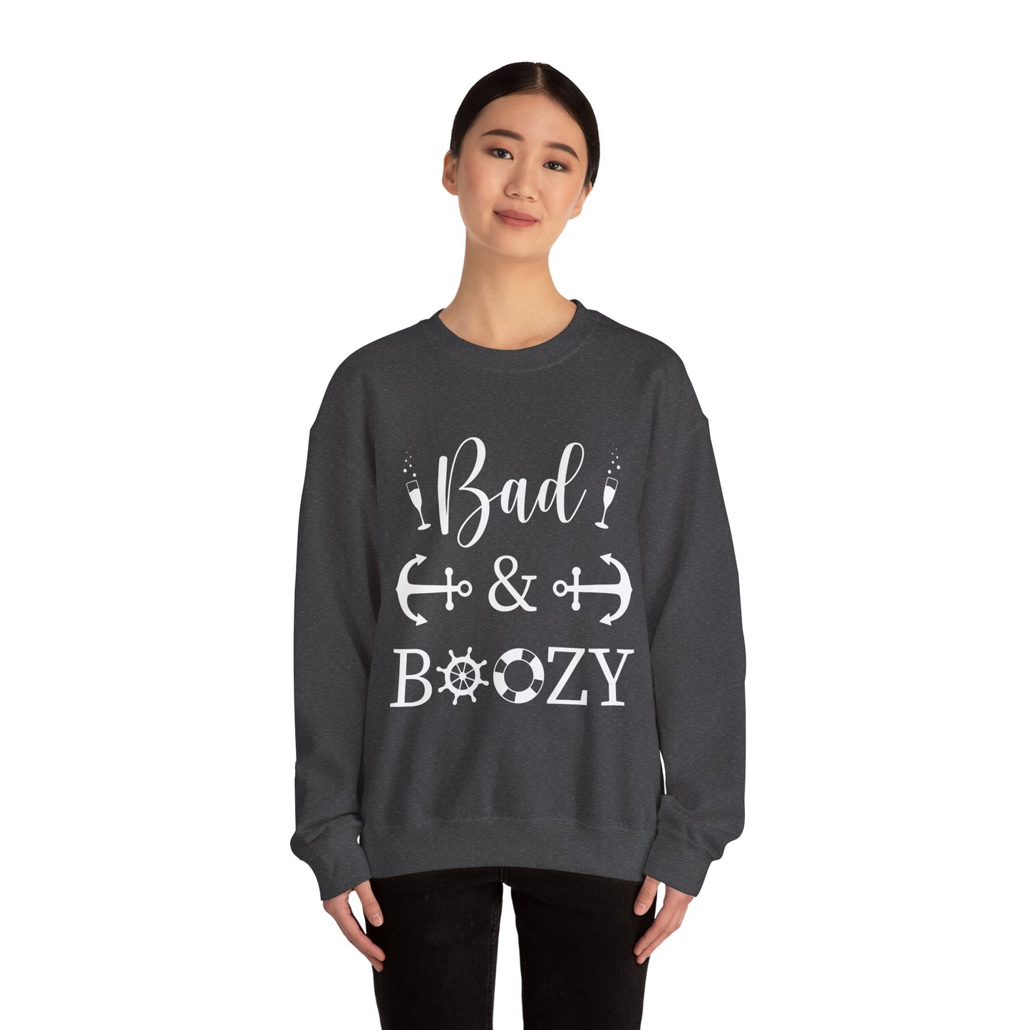 Bad and Boozy Cuise Tee — Sweatshirt