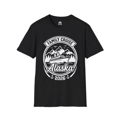 Alaska Family Cruise 2026 Scenic Mountains Group Vacation Shirt — T-Shirt