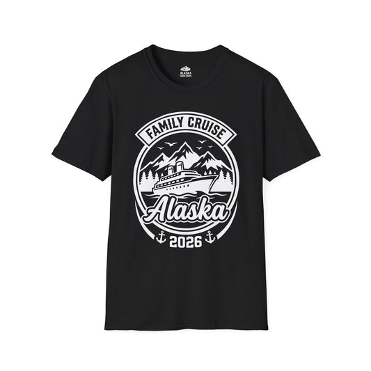 Alaska Family Cruise 2026 Scenic Mountains Group Vacation Shirt — T-Shirt