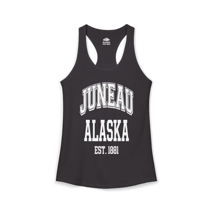 Juneau Alaska Est 1881 Classic Collegiate Souvenir Shirt — Ladies Tank