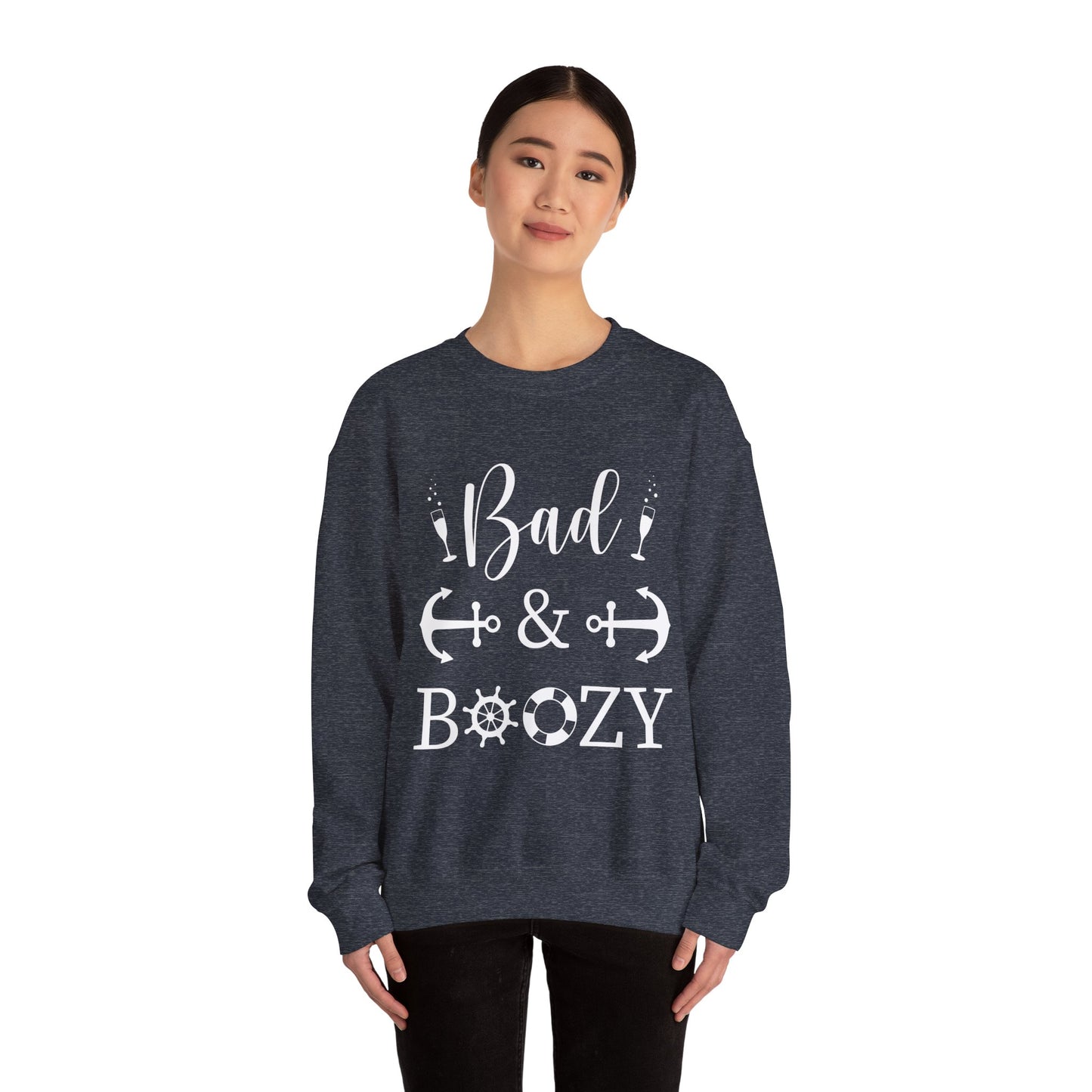Bad and Boozy Cuise Tee — Sweatshirt