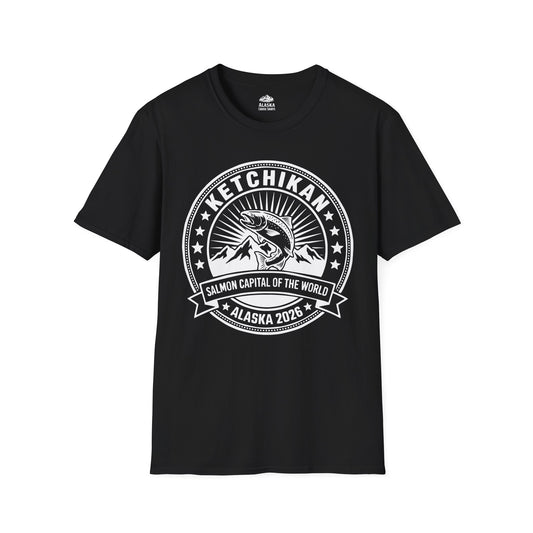Ketchikan Alaska Salmon Capital Vintage T-Shirt for 2026 Travel — T-Shirt