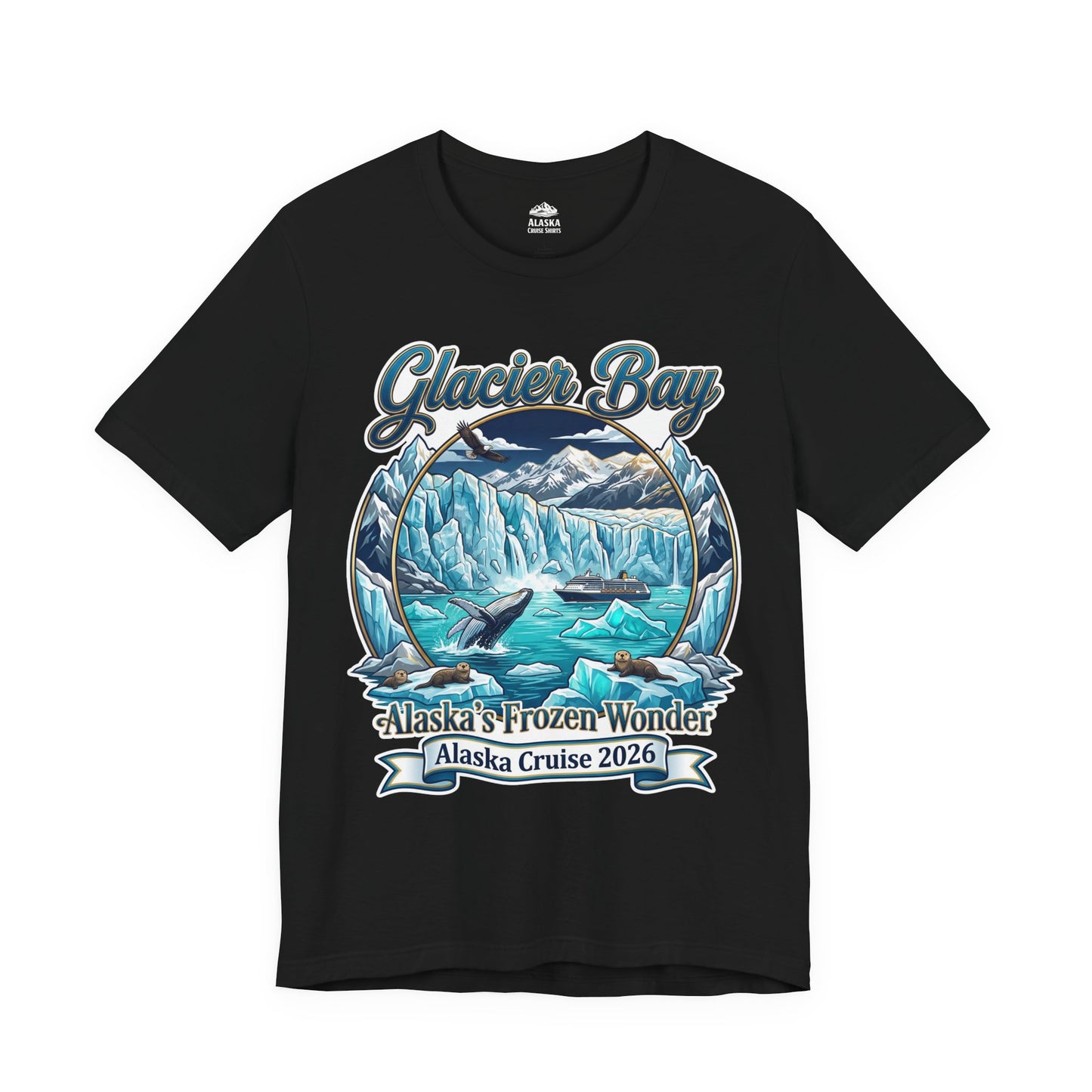 Glacier Bay Alaska Cruise 2026 Wildlife Adventure Souvenir Shirt Premium Tee - Alaska Cruise Shirts