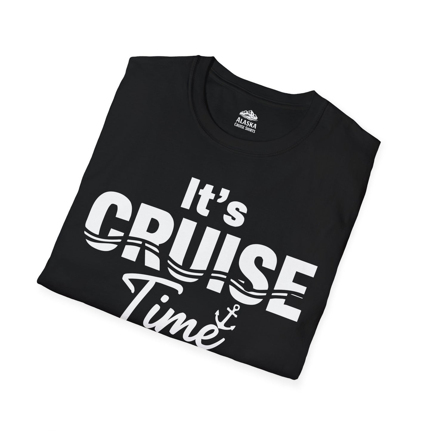 It’s Cruise Time Nautical Vacation Shirt for Cruise Travelers — T-Shirt