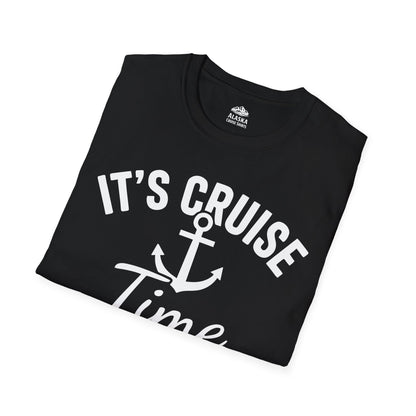It’s Cruise Time Nautical Anchor Vacation Shirt for Travelers — T-Shirt