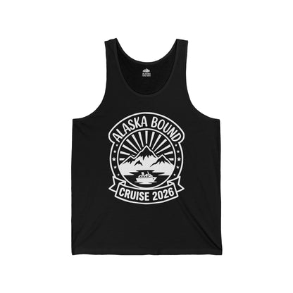 Alaska Bound Cruise 2026 Adventure Travel Graphic Shirt — Tank Top