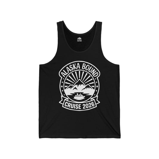 Alaska Bound Cruise 2026 Adventure Travel Graphic Shirt — Tank Top