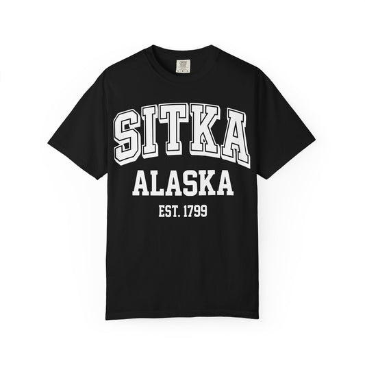 Sitka Alaska Established 1799 Vintage Souvenir Shirt — Comfort