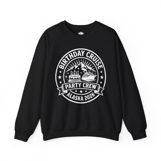 Alaska Birthday Cruise Party Crew 2026 Shirt For Group Travelers — Sweatshirt