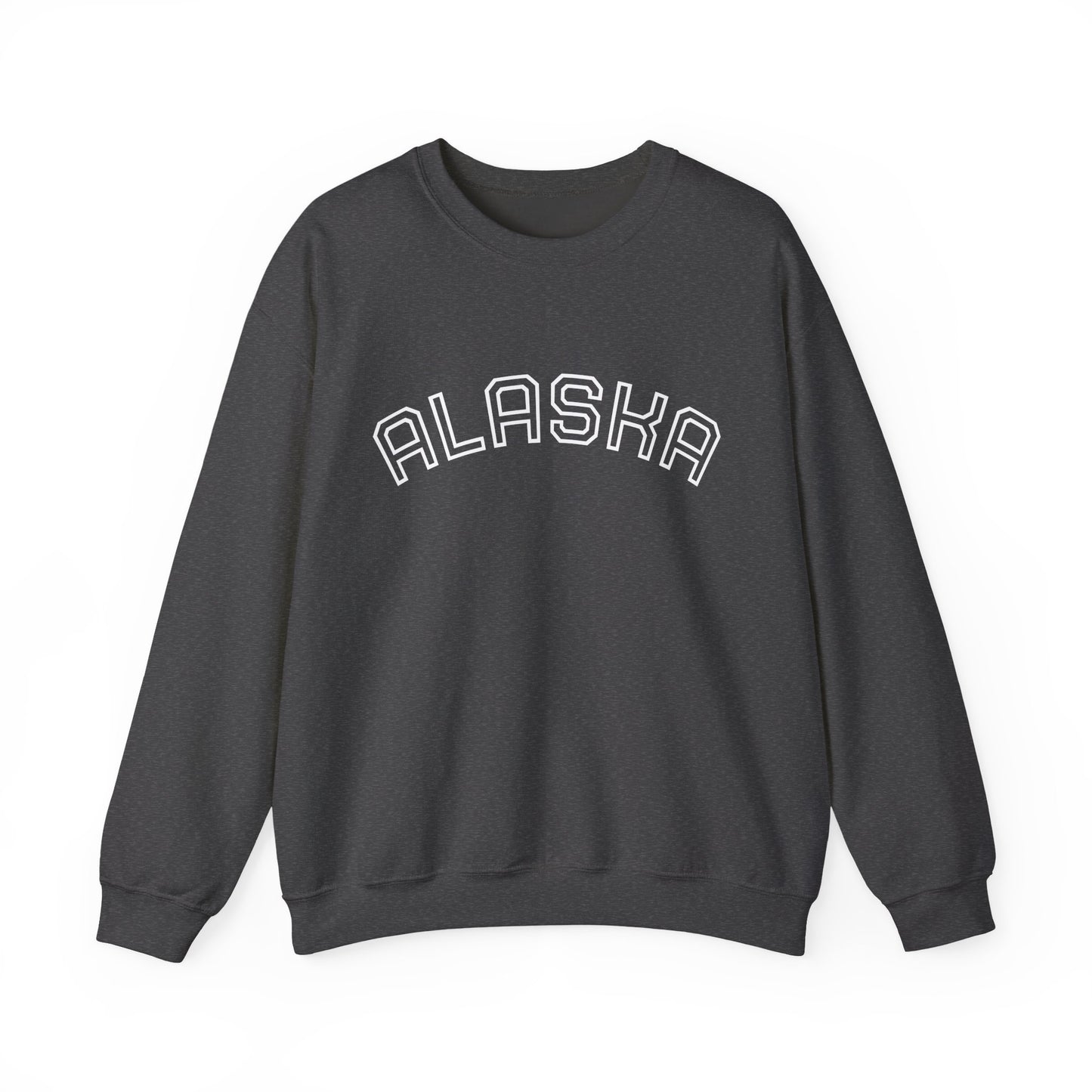 Alaska Crewneck Sweatshirt — Rustic Arctic State Design