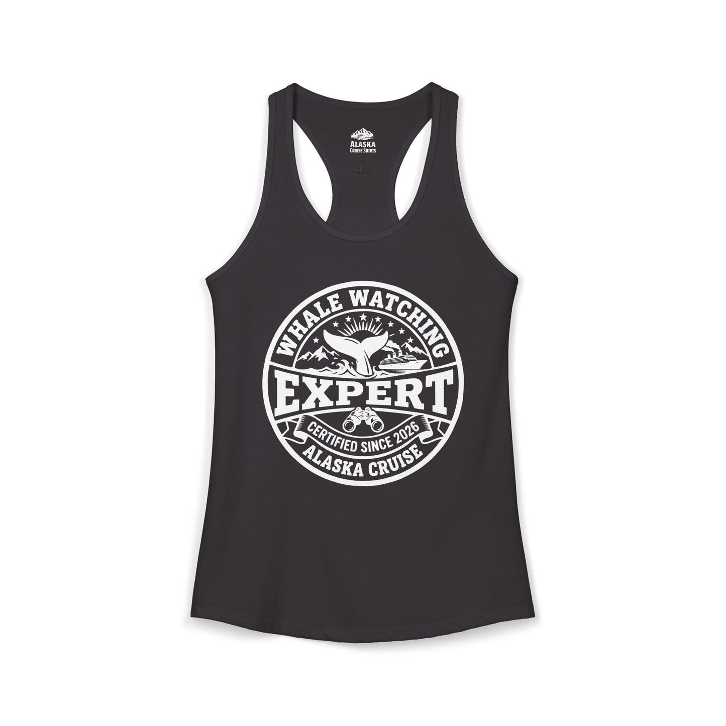 Alaska Cruise Whale Watching Expert Shirt for Travel Lovers — Ladies Tank