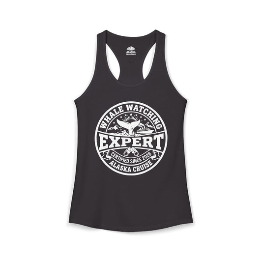 Alaska Cruise Whale Watching Expert Shirt for Travel Lovers — Ladies Tank