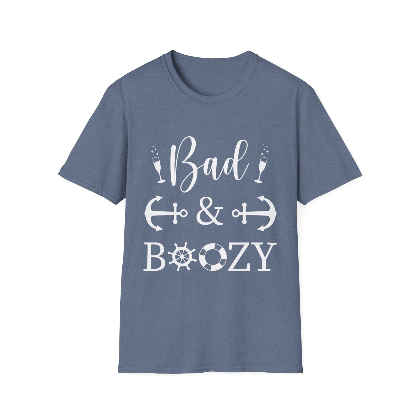 Bad and Boozy Cuise Tee — T-Shirt