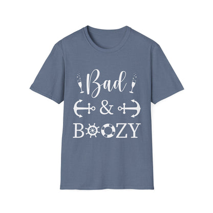 Bad and Boozy Cuise Tee — T-Shirt