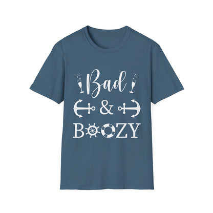 Bad and Boozy Cuise Tee — T-Shirt
