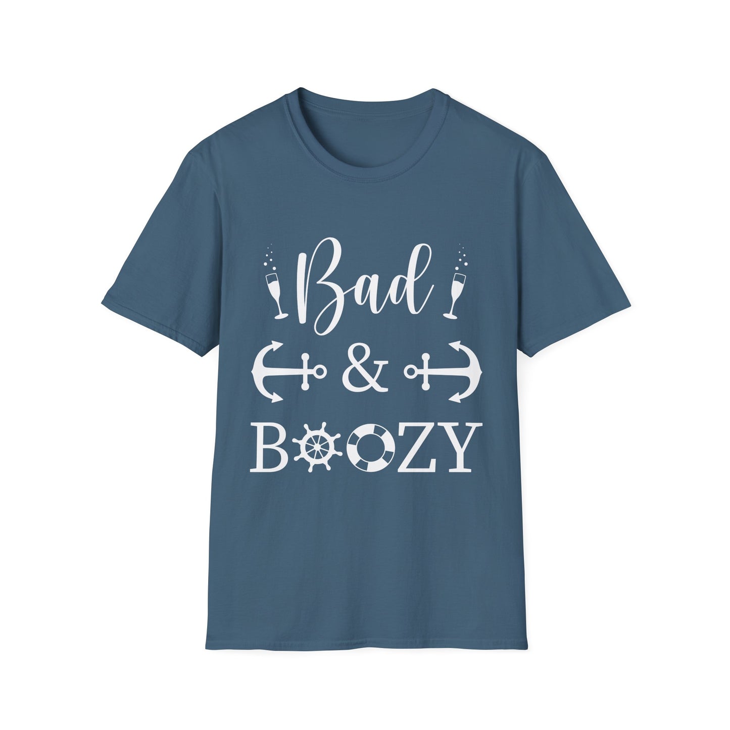 Bad and Boozy Cuise Tee — T-Shirt