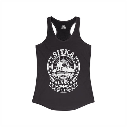 Sitka Alaska Russian America Heritage Cruise T-Shirt Est 1799 — Ladies Tank