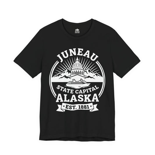 Juneau Alaska State Capital Vintage Cruise Souvenir Shirt — Premium Tee