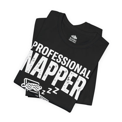 Professional Napper Alaska Cruise Edition Distressed Travel Tee — Premium Tee