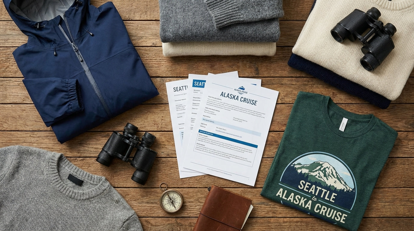 Your Ultimate Packing List for an Alaska Cruise from Seattle - Alaska cruise travel guide