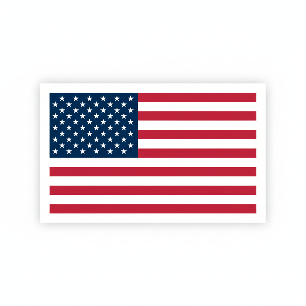 USA printed icon