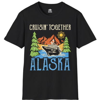 Alaska Cruise Adventure Nature Landscape Retro Family Shirt – Black – Alaska Cruise Shirts