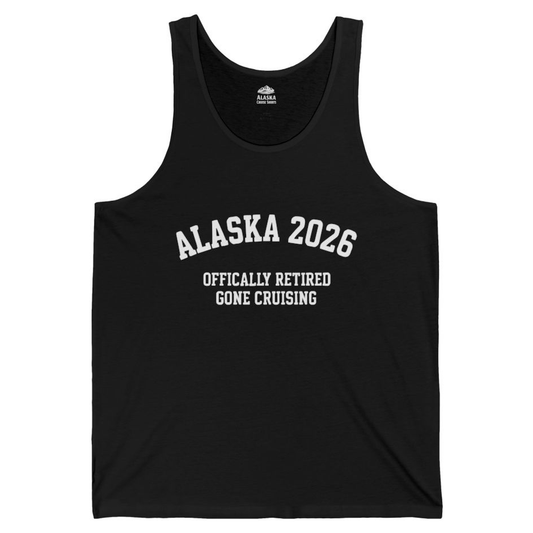 Alaska 2026 Officially Retired Gone Cruising Vacation Shirt – Black – Alaska Cruise Shirts