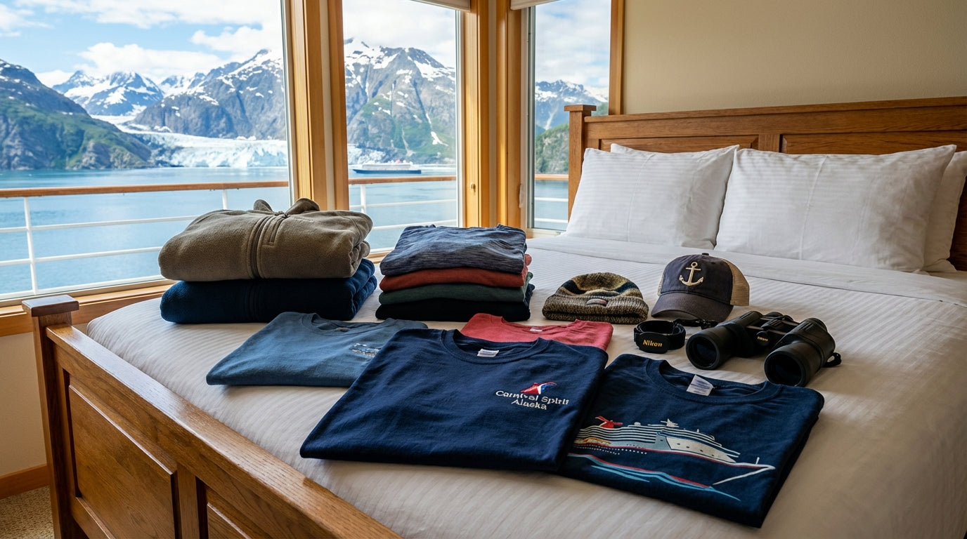 What to Pack for Your CARNIVAL SPIRIT Alaska Cruise: Apparel, Gear & Essentials - Alaska cruise travel guide