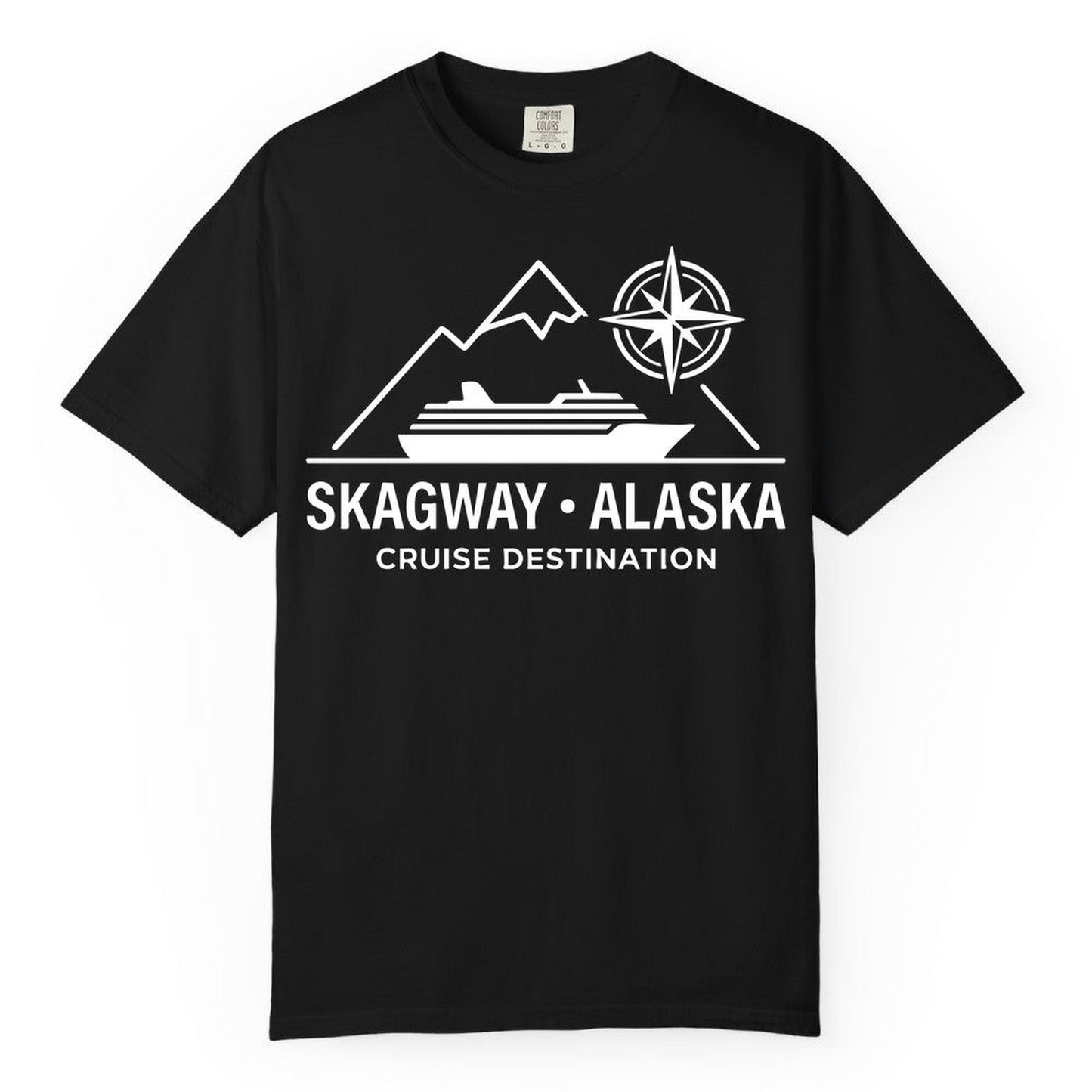 Skagway Alaska Cruise Shirt Comfort Colors T-Shirt – Alaska Cruise Shirts