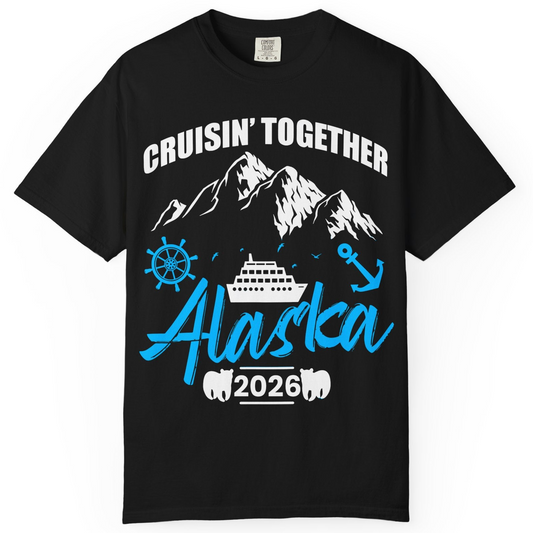 Alaska Cruise Group Adventure Shirt Comfort Colors T-Shirt – Alaska Cruise Shirts