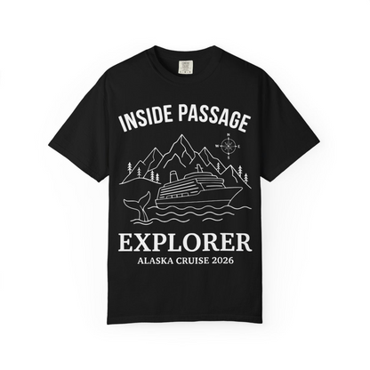 Inside Passage Explorer Alaska Cruise Adventure 2026 Shirt — Comfort Comfort Colors T-Shirt – Alaska Cruise Shirts