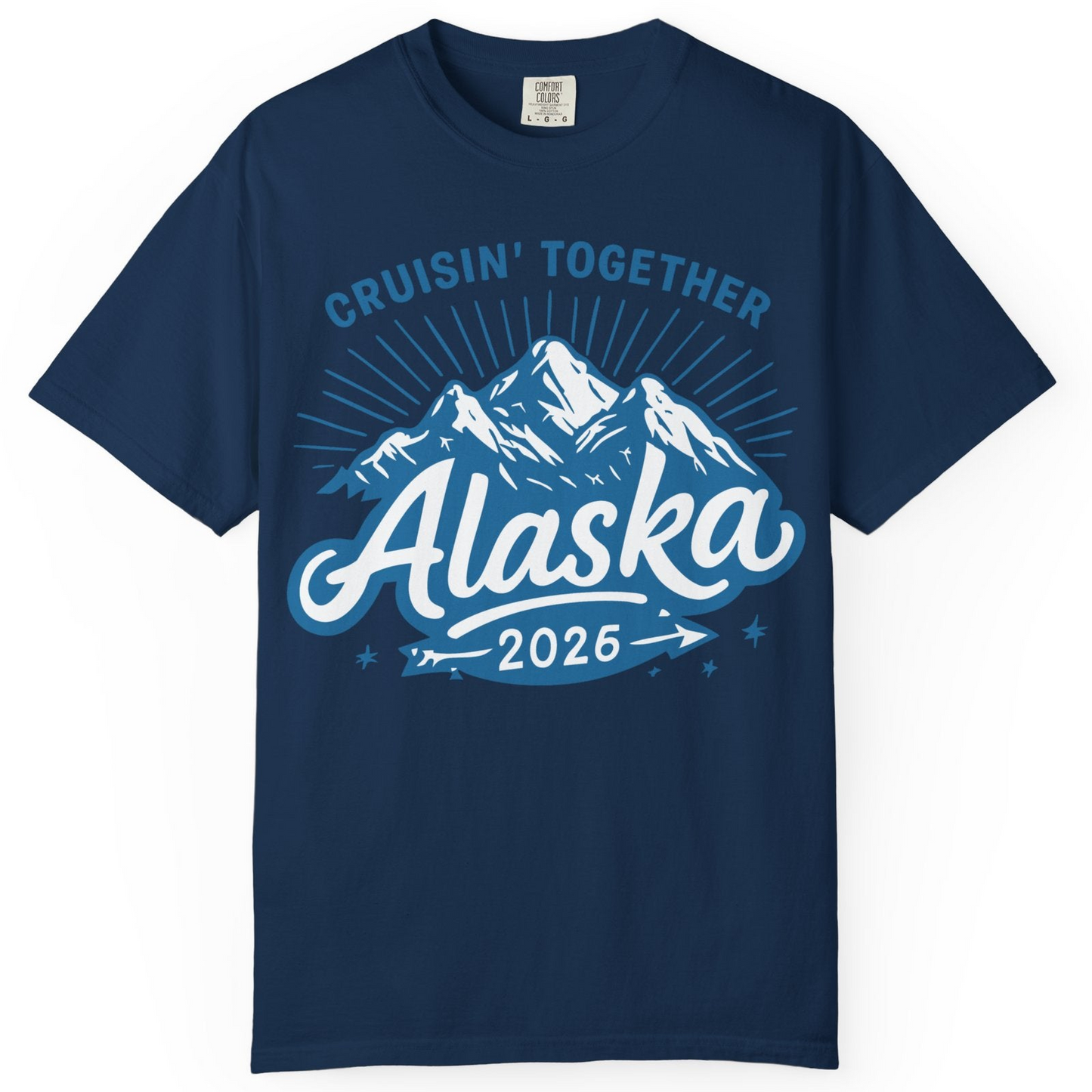 Alaska Cruise Mountains Adventure Shirt Comfort Colors T-Shirt – Alaska Cruise Shirts