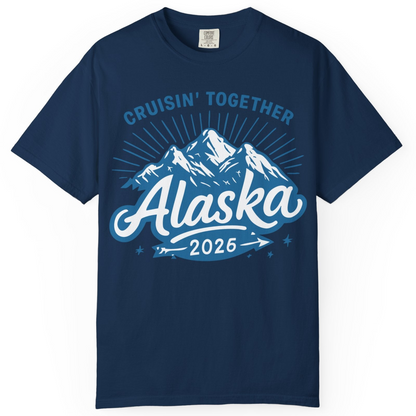 Alaska Cruise Mountains Adventure Shirt Comfort Colors T-Shirt – Alaska Cruise Shirts